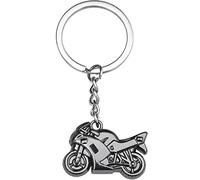 TRIXES Porte-clés moto - Porte-clés en métal - Cadeau pour homme et femme - Accessoires clés Formule 1