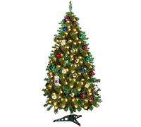 TRIXES Sapin de Noël réaliste et écologique - Décoration d'arbre de Noël Artificiel pour l'intérieur et l'extérieur