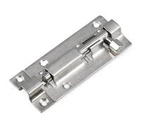 TRIXES Serrure de porte 75mm pour salle de bain, toilettes, abri, chambre avec Verrou à déclic, installation facile