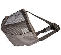 TRIXIE 17627 Muselière pour Races à Nez Court, Polyester, Taille S à M, Grise