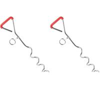 Trixie 2259 Piquet d’Attache pour Laisse de Chien 40 cm/Ø 9,0 mm (Lot de 2)