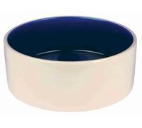 Trixie – Écuelle céramique 2451 – 2,1 L Ø 22 cm – crème/bleu – Mon Animalerie Bleu G