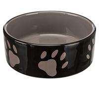Trixie 24532 Bol en céramique avec pattes, 0,8 l/ø 16 cm, Marron/Taupe