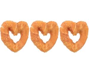 TRIXIE 31182 Denta Fun Chicken Heart, en Vrac, 12 cm, 70 g (Lot de 3)