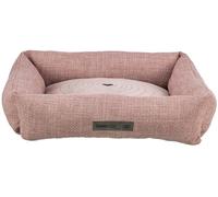 TRIXIE 37545 Viviana Lit Douillet carré avec Housse en Velours Doux, Panier pour Chien de Grande Taille, Coussin fermement intégré, Fond antidérapant, Doux et Lavable, 100 x 70 cm
