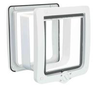 Trixie 4-Wege Chats Porte Oisif XL Avec Tunnel Blanc, Neuf