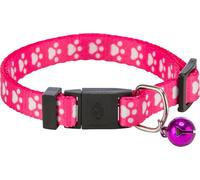 TRIXIE 4202 Collier chat, nylon, réglable en continu, avec collier, couleurs assorties