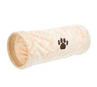Trixie 42981 Tunnel de Jeu en Peluche Beige 22 cm/60 cm