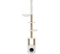 Trixie 44072 Aurelio Arbre à Chat Haut Plafond Blanc 220-250 cm