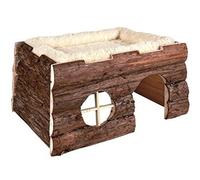 Trixie 6208 Natural Living Tilde Log House With Cuddly Bed 39 - 20 - 29 Cm