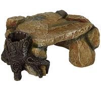 Trixie – Décoration pour aquarium – Plateau rocheux TR-8847 – Avec tronc d'arbre – 25 cm