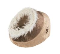 Abri Douillet Minou, 41 × 30 × 50 Cm, Beige/Brun - Mon Animalerie G