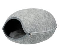 Trixie 36316 Luna Cuddly Cave, Feutre, 40 × 24 × 46 cm, Gris clair