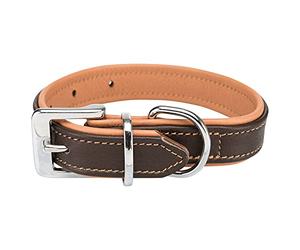 Trixie Active Comfort Collier pour Chien Marron/Brun Clair Taille XS-S : 21-32 cm/25 mm
