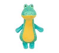 Trixie Alligator Jouet avec couineur pour Chien en Tissu - Vert - 29 cm | Polyester doux avec couineur intégré - Stimule l'instinct de jeu et la mastication au quotidien pour le chien