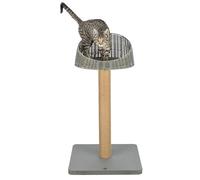 Trixie Amalia - Arbre à Chat d'extérieur - avec couchette - Imperméable - Gris - 88 cm