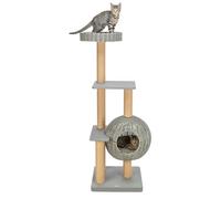 Trixie Amalia - Arbre à Chat d'extérieur - avec couchettes et Grotte - Imperméable - Gris - 143 cm