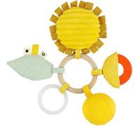 Trixie anneau d'activité en bois pour bébé silicone Mr. Lion jouet sensoriel