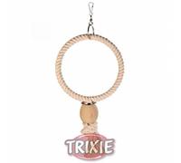 Trixie Rope Ring with Wooden Bead, 24 cm, Pack of 4