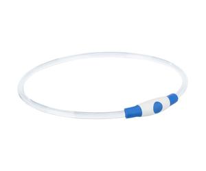 Trixie Anneau Lumineux Flash USB S-M 40cm/Ø 8mm Bleu 1 Pièce