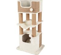TRIXIE Arbre a chat LUCANO - 110 cm - Blanc/Taupe