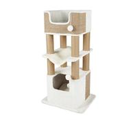 TRIXIE Arbre à chat LUCANO - 110 cm - Blanc/Taupe
