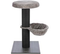 TRIXIE Arbre à Chat Mauricio 84 cm en Marron - Petit Arbre à Chat sur 2 Niveaux avec Sac câlin Douillet & possibilités de griffage - sur Plateau MDF Stable - 44458