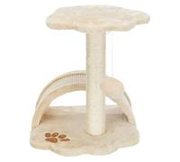 TRIXIE Arbre à chat Vitoria 43 cm en beige/naturel - petit arbre à chat pour jeunes & petits chats avec surface de couchage douillette, confortable & stable - 43751