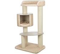 Trixie Arbre à Chat XXL Kiara, 135 cm, crème - Grand Arbre à Chat avec Grotte Douillette, Confortable & Stable, idéal pour Les Chats Actifs Qui Aiment Grimper