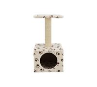 Trixie Arbre à Chat Zamora 61 cm Beige avec Traces de Pattes