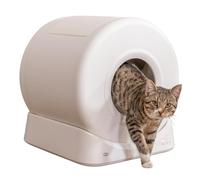Trixie Bac à litière Intelligent pour Chat avec Nettoyage Automatique 51 × 56 × 54 cm, bac à litière Automatique, idéal pour Les foyers de Plusieurs Chats - 40050