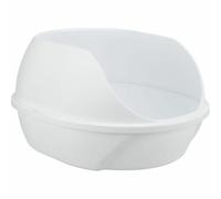Trixie Bac à litière Simao avec haut rebord 48 × 30 × 58 cm Blanc
