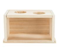 Trixie Bain de sable, pour souris/hamsters, en bois, 22 x 12 x 12 cm