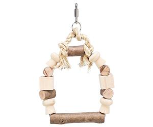 TRIXIE Balançoire Arche colorée Chevilles en Bois, 13 x 19 cm