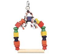 TRIXIE Balançoire arquée en blocs bois - Pour oiseau