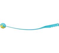 Trixie Lance-balle avec balle – Ø 6 × 70 cm – pétrole/citron vert