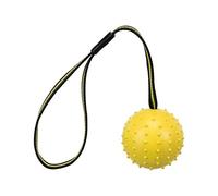 TRIXIE Balle avec Sangle Sporting en Caoutchouc Naturel - ø 6 cm-35 cm - pour Chien