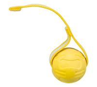 TRIXIE Balle de Sport avec Corde, Caoutchouc TPR, diamètre 6 cm, 20 cm