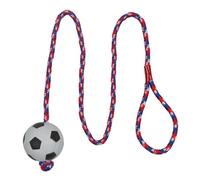TRIXIE Balle en caoutchouc mousse sur corde, ø 6 cm/1,00 m, orange - 3307