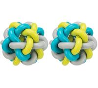 TRIXIE - Balle en Caoutchouc Naturel, Diamètre 7 cm (Lot de 2)