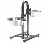 Trixie Bar hauteur réglable 24 cm pour chien – 2x 2,8 l – Hauteur maxi 43 cm