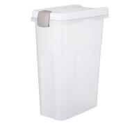 Trixie Baril De Nourriture pour Chien, Transparent/Blanc, 25 L, 24cm X 51cm X 39cm pour Chien