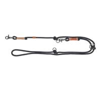 TRIXIE BE Nordic 17235 Laisse en V réglable avec Charme Nordique pour Chiens de Grande à très Grande Taille Noir/Sable 2 m Ø 13 mm Taille L à XL
