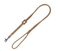 TRIXIE BE Nordic 17461 Laisse en Cuir pour Chiens de très Petite à Grande Taille Marron 1,20 m Ø 8 mm au Charme Nordique