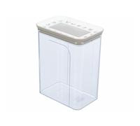 TRIXIE Boîte Snack, en Plastique, 2,2 l/15 × 14 × 19 cm, Transparent/Blanc - 24669