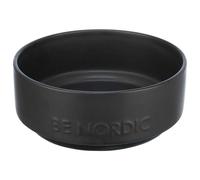 Trixie Gamelle BE Nordic 24523 céramique antidérapante pour petits chiens Ø16 cm Noir 500 ml