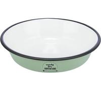 Trixie Bol creux en émail/acier inoxydable, 0,2 l/d 12 cm, vert