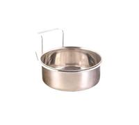 Trixie Bol en Acier Inoxydable pour Oiseaux avec Fixation à vis, 600 ML