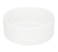 Trixie Bol en céramique 0,9 l/d 16 cm, festonné, blanc