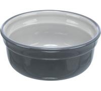 Trixie Bol en céramique avec bord allongé, 1,6 l/ø 20 cm, gris